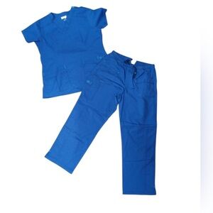 WonderFlex Blue Scrub Set